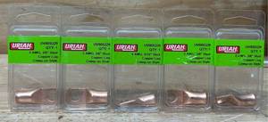 lot 114 image: Uriah Copper Lug Crimp-On Style lot of 5