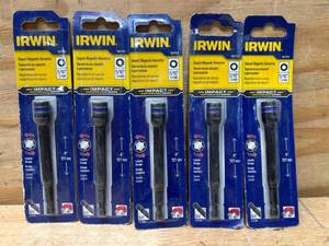 lot 117 image: Irwin Impact Magnetic Nutsetter 516  lot of 5