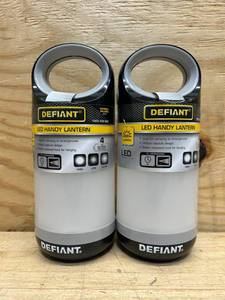 lot 132 image: 300 Lumens Handy Lantern in Grey (lot of 2)