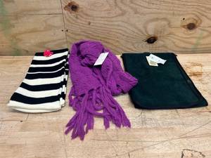 lot 152 image: Winter Scarfs (lot of 3)