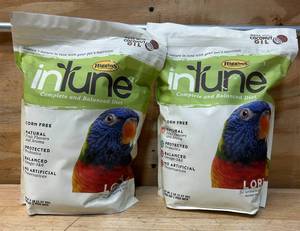 lot 153 image: INTUNE bird feed for Lorikeets and other nectar eating birds lot of 2