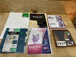 lot 211 image: Paper goods and crafts