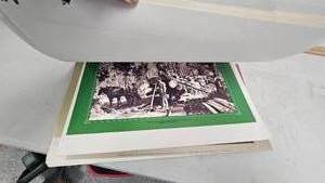 lot 23 image: Lot of Vintage LoggingSawmil PicturesPrints