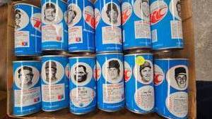 lot 35 image: Lot of 12 RC Cola Cans with MLB Players as Pictured
