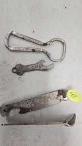 Lot of 4 Bottle Openers(Glueks, Embassy, Pabst, Minneapolis Brewery)