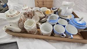 lot 134 image: Porcelain Tea Sets, Mostly Complete