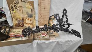 lot 113 image: Holidy CardsCut Outs, Decorations, shelves, Wall Hangings, etc