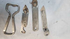 lot 51A image: Lot of 4 Beer Themed Bottle Openers as Pictured