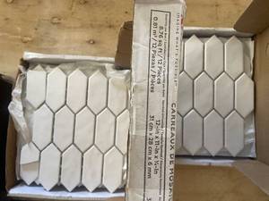 lot 12 image: Dal-Tile Ceramic Mosaic Tile - Hexagon Sheets, 12 x 11 in, 6 mm, 12 PiecesBox 2 Boxes