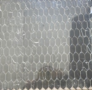 lot 20 image: Jeffrey Court Serenity Marquina Mosaic Tile - 2 Boxes 11.125 in L x 11.875 in W, 6 mm thick