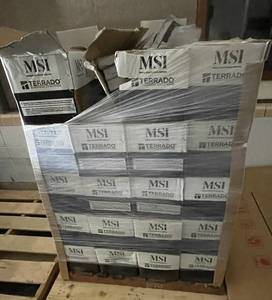 lot 39 image: Tile Lot - MSI Terrado & Daltile Ceramic Floor & Wall Tiles Corner pieces only