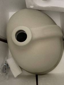lot 55 image: Ruvati Ceramic Bathroom Undermount Sink - RVB0616RVB0618RVB0619RVB0718RVB0720RVB0721