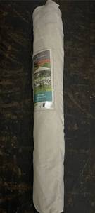 lot 65 image: Belavi Fringe Umbrella 88474 - Outdoor Patio Umbrella with Fringe Edge, White Canopy