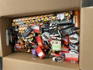 lot 78 image: Halloween Decor & Nail Art Assortment Box Lot - Kiss, Olive & June