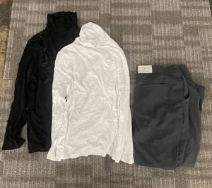 lot 203 image: Serra Ponte Pant X-Large 16-18 White Hooded Top XL Black Long Sleeve Top