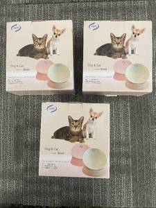 lot 244 image: JWPC Dog & Cat Bowl - Non-Slip Wide Mouth Food-Grade Pet Feeding Bowl, 3-Pack Set