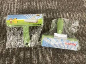 lot 260 image: The Worlds Best Pet Hair Remover Roller - 2-Pack Green Handles