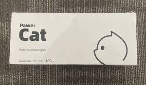 lot 266 image: Power Cat Multi-Purpose Wipes 7.8 x 9.8 in 100-Count Hypoallergenic
