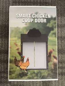 lot 276 image: Smart Chicken Coop Door - Auto OpenClose, Solar Powered, IP65 Weatherproof