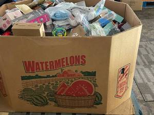 lot 284 image: Huge Assortment of Pet Supplies Dog Dental Care, Toys, Harnesses, Clothing & More