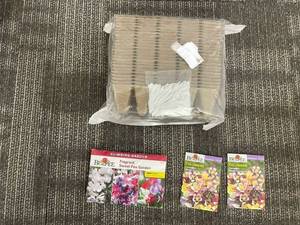 lot 307 image: Burpee Fragrant Sweet Pea Garden Seed Packets & Columbine Colors (Lot of 3)