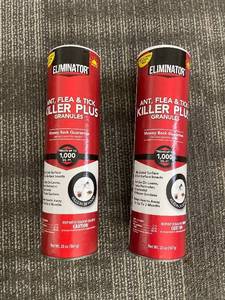 lot 320 image: Eliminator Ant, Flea & Tick Killer Plus Granules - 20 oz - 2-Pack