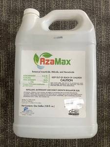lot 338 image: AzaMax Botanical Insecticide - Azadirachtin 1.2% - 1 Gallon (128 fl oz)