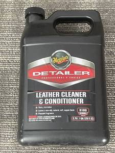 lot 390 image: Meguiars D180 Leather Cleaner & Conditioner - 3.79 L (128 FL OZ)