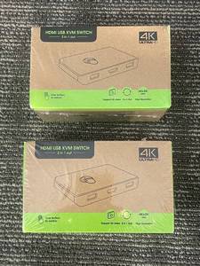 lot 395 image: HDMI USB KVM Switch 2 In 1 Out - 4K Ultra HD