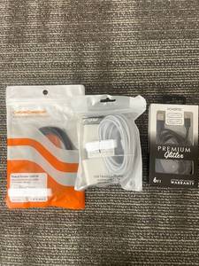 lot 409 image: CableCreation CD0736 USB-C to DP 4K60Hz Cable - PowerTek Glitter USB-C Cable - USB Travel Adapter