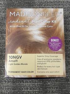 lot 435 image: Madison Reed Radiant Hair Color Kit Amalfi 10NGV Light Golden Blonde