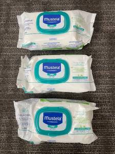 lot 503 image: Mustela Telatopia Cleansing Wipes - Replenishing (FaceHandsBody) 50 WipesPack - 3-Pack