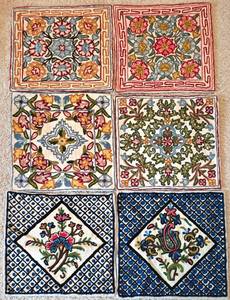 lot 214K image: LL-BR - Pillow Covers - Floral Tile Prints, 16 to 16.5 in (Lot of 6)