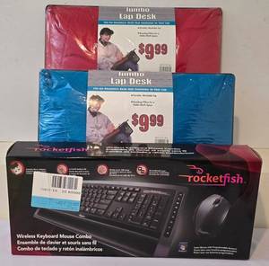 lot 271K image: LL- FR - Keyboard  2 Lap Desks