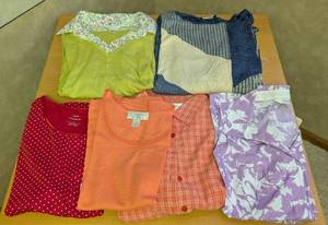 lot 97 image: LL - Coldwater Creek Womens Tops - 6-Piece Lot, Sizes 1X & 2X, NEW