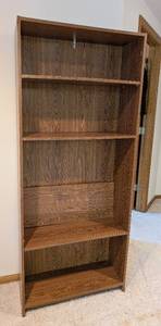 lot 372 image: LL - WoodParticle Board Bookshelf