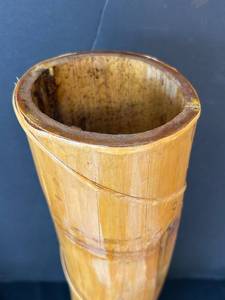 lot 132C image: B2 - Tall Bamboo Cylinder Sculpture