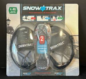 lot 136C image: B1 - Snow Trax Ice Traction Cleats - 2-Pair Pack, L-XL (Men 8-12  Women 9.5)