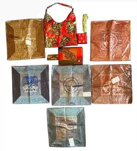 lot 290C image: B2 - Asian-Themed Decor Assortment with 18x18 Pillow Covers - Lot of 9