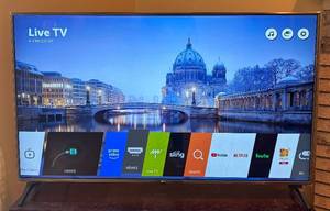 lot 80R image: LR - LG 55-Inch TV Model 55UJ6540-UB