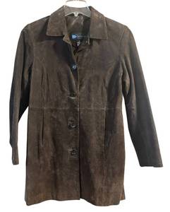 lot 162R image: LR - Relativity Leather Coat - Size S - Genuine Leather