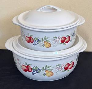 lot 307R image: LR - Corelle Coordinates Stoneware Pots