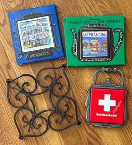 lot 309R image: LR - Four Terrific Trivets