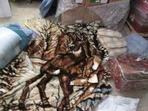 lot 14 image: Deer blanket in excellent condition...