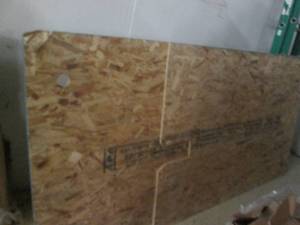 lot 80 image: 1 23 sheets of used OSB board...