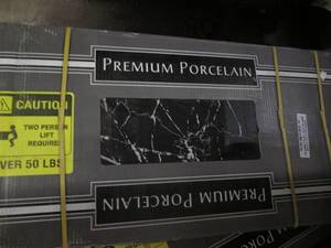 lot 93 image: 7 cases of Premium Porcelain 16 x 3...