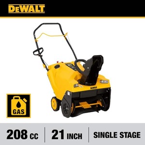 DEWALT 21 in. 208 cc E-Gov Electric Start Gas Single-Stage Snow Blower