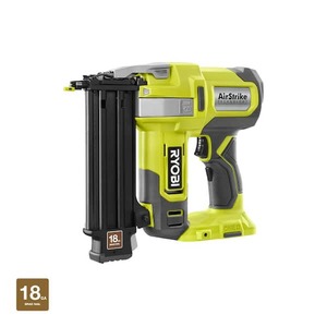 lot 60 image: RYOBI ONE 18V 18-Gauge Cordless AirStrike Brad Nailer (Tool Only)