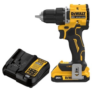 lot 64 image: DEWALT Atomic 20V Lithium-Ion Cordless Compact 12 in. DrillDriver Kit with 2.0Ah Battery and Charger