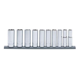 lot 142 image: Husky 38 in. Drive Deep Metric Socket Set (10-Piece)